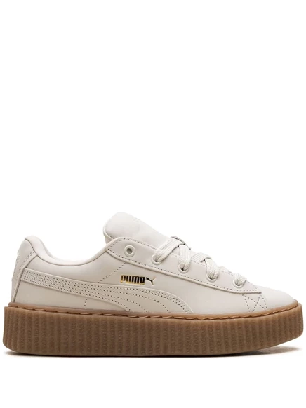 Кроссовки из массивного нубука PUMA x Fenty Creeper white