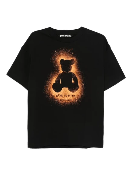 Футболка Palm Angels Bear in Mind Ove, черная