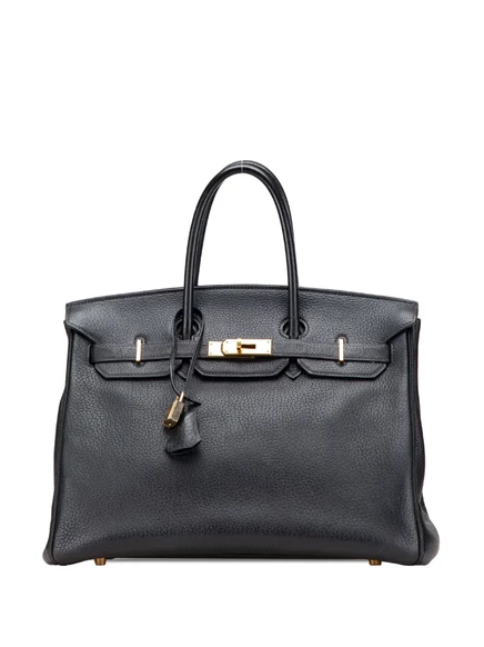 Сумка Togo Birkin Retourne 35 от Hermès, бывшая в употреблении в 2004 году black