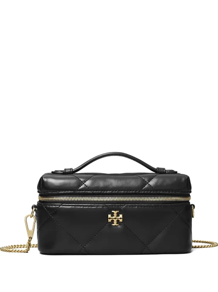 Женская мини-сумка Tory Burch Kira стеганая, черная