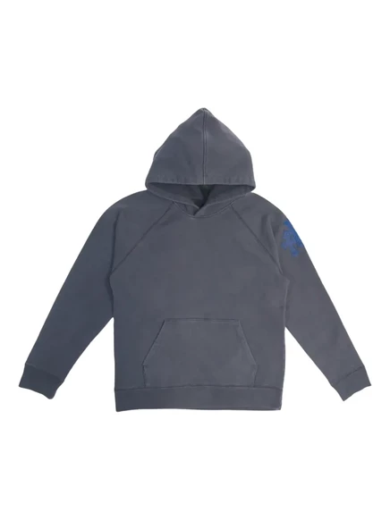 Мужское худи Chrome Hearts с крестом, серое