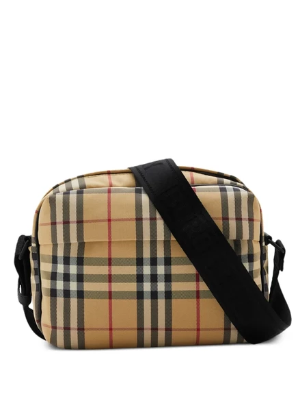 Мужская сумка-мессенджер Burberry Paddy Vintage Check, бежевая