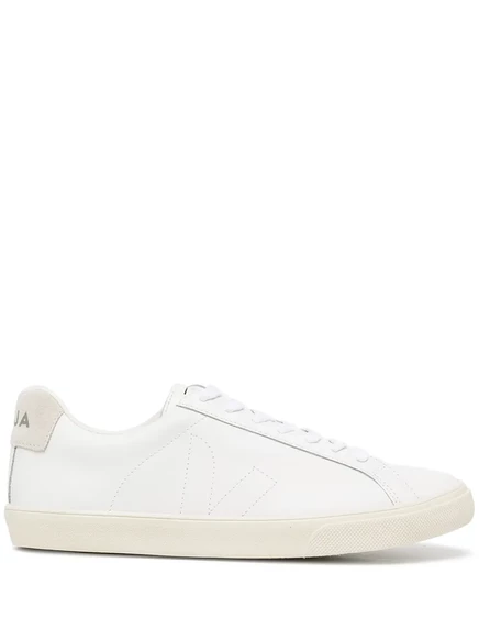 Кроссовки с низким верхом с вышитым логотипом VEJA white