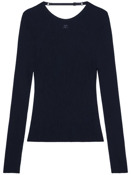 Женский джемпер Courrèges с ремешком, синий