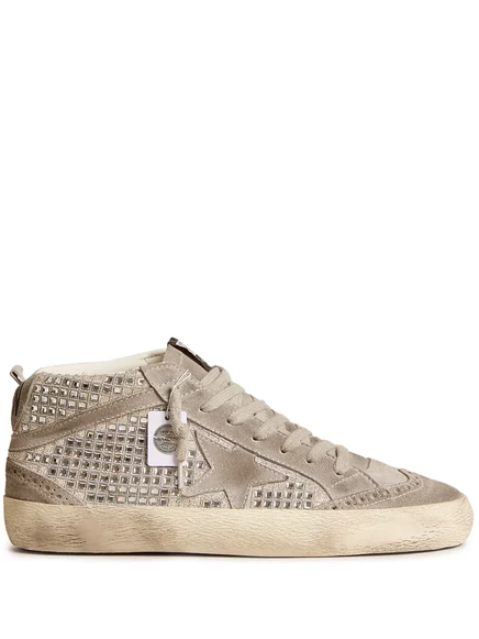 Женские высокие кеды Golden Goose Mid Star, нейтральные