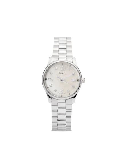 Женские часы Gucci G-Timeless 29 мм, перламутровый циферблат