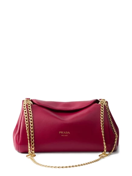 Женская сумка на плечо Prada Tumulte маленькая, красная