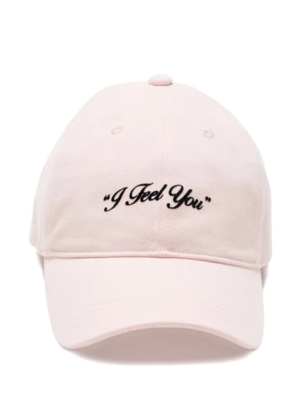 Унисекс бейсболка Acne Studios с вышивкой, розовая