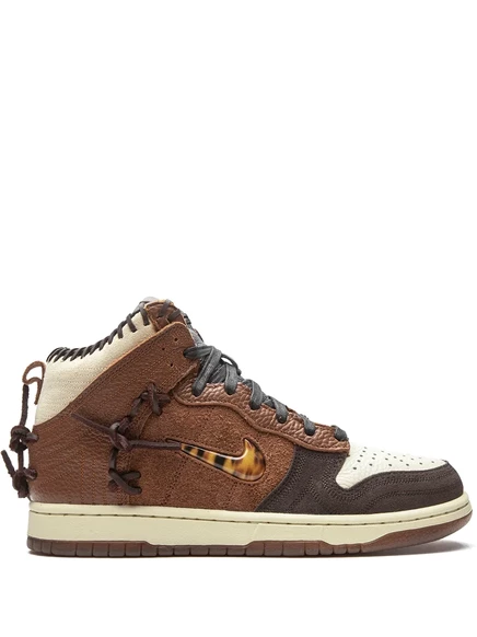 Унисекс кроссовки Nike x Bodega Dunk High Legend, коричневые