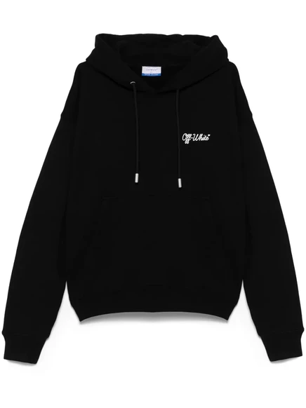 Мужское худи Off-White Arrow Skate с принтом, черное