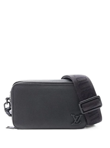 Мужская сумка Louis Vuitton Aerogram Alpha, черная