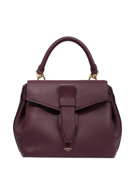 Женская сумка-тоут Lancel Charlie маленькая, бордовая