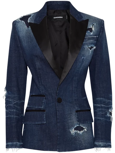Женский джинсовый жакет DSquared2, синий