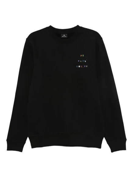 Мужской свитшот PS Paul Smith с вышитым логотипом, черный