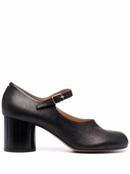 Женские туфли Maison Margiela Tabi 60 мм, черные