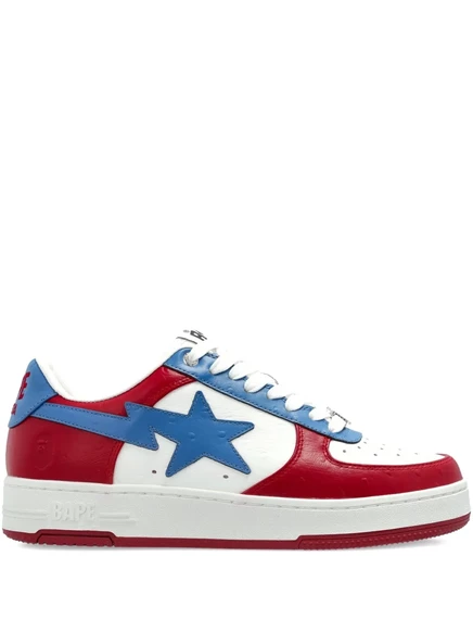 Мужские кеды A Bathing Ape star-patch, красные