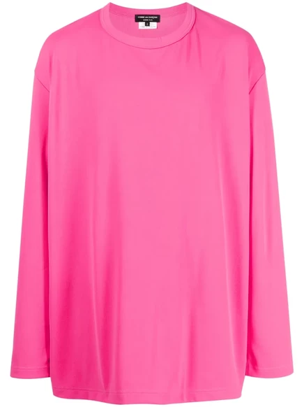 Мужской лонгслив Comme des Garons Homme Plus, фуксия