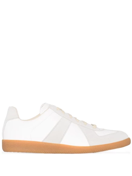 Кроссовки Maison Margiela Replica с низким берцем white