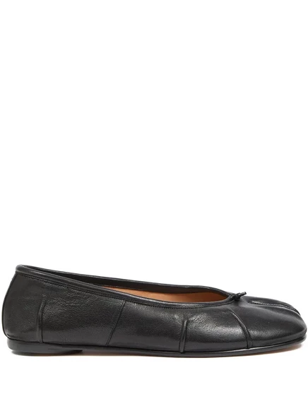 Мужские лоферы Maison Margiela Tabi из ягнячьей кожи, черные