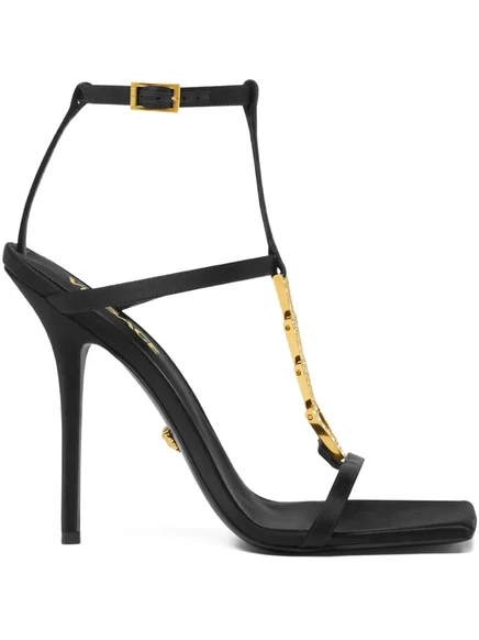 Босоножки Versace 105 мм, украшенные кристаллами black