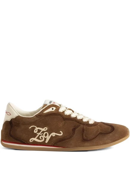 Танцевальные замшевые кроссовки Zadig&Voltaire brown