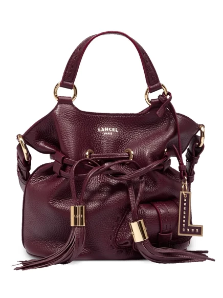 Сумка-тоут Lancel small Premier Flirt с завязками и кисточками red