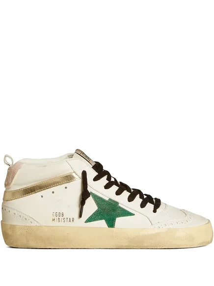 Женские кроссовки Golden Goose Mid Star, белые