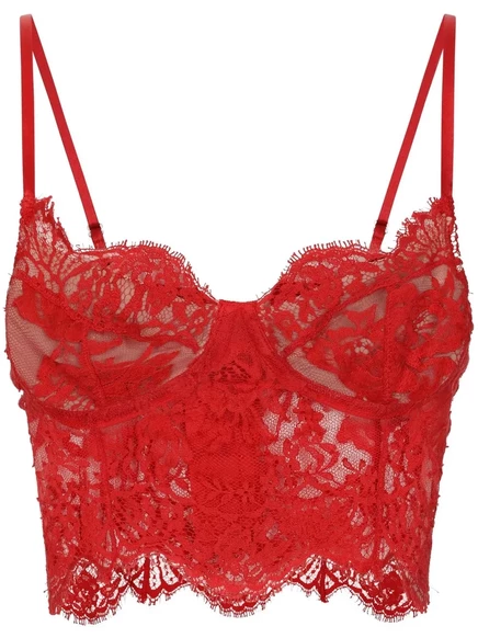 Женский корсет-топ Dolce & Gabbana, красный