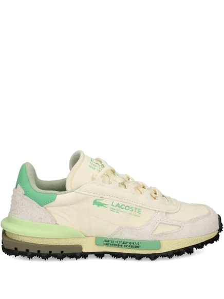 Кроссовки из замши и кожи Lacoste Elite Active neutrals