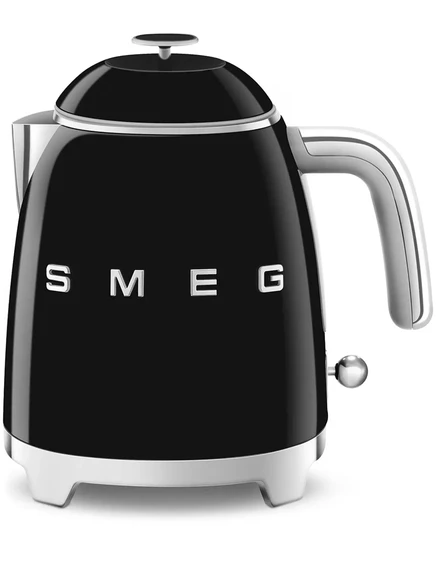 Чайник Smeg Mini из нержавеющей стали, черный