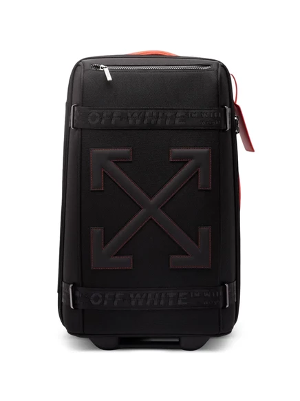 Мужской чемодан Off-White Arrow на колесах, черный