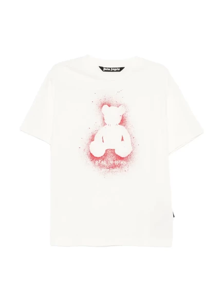 Футболка Palm Angels Bear in Mind Ove, белая