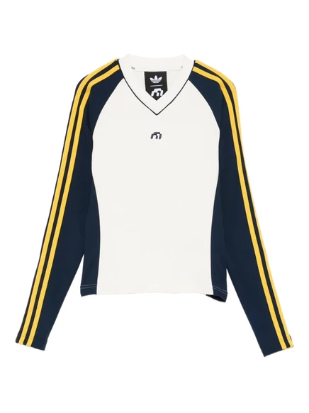 полосатый топ с длинным рукавом adidas x Miaou