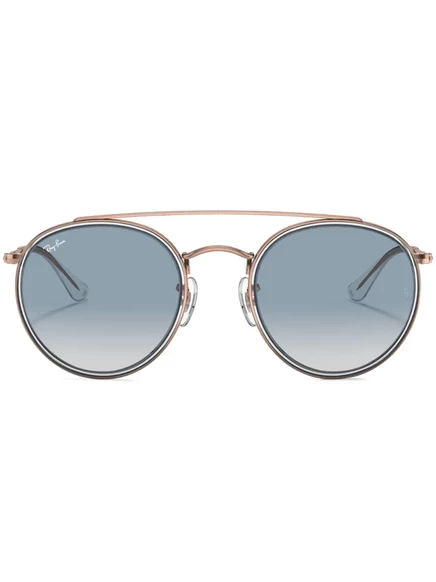 Унисекс солнцезащитные очки Ray-Ban Round, золотистые