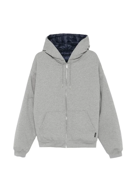 Мужской пуховик canada goose с капюшоном, серый