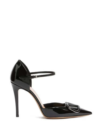 Женские туфли Valentino Garavani Vlogo, 100 мм, черные