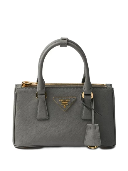 Женская мини-сумка Prada Galleria, серая