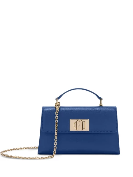 Женская мини-сумка-тоут Furla 1927, синяя