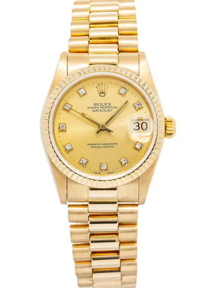 Женские часы Rolex Datejust 31 мм, золотые