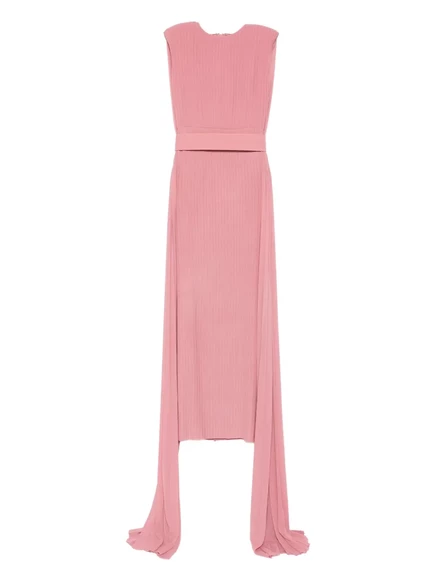 Макси-платье Solace London Tavia с плиссированным поясом pink