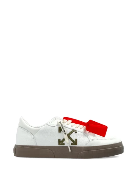 Женские кеды Off-White с аппликацией, белые