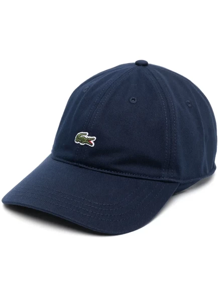 Унисекс кепка Lacoste с логотипом, темно-синяя