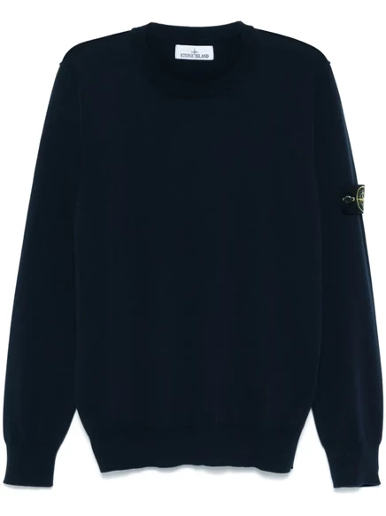 Мужской свитер Stone Island из хлопка, синий