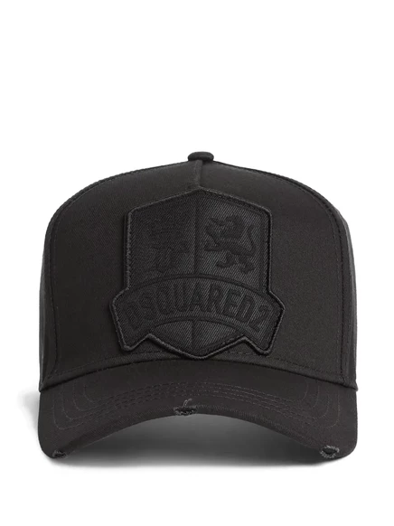 Мужская бейсболка DSquared2 с нашивкой Crest, коричневая