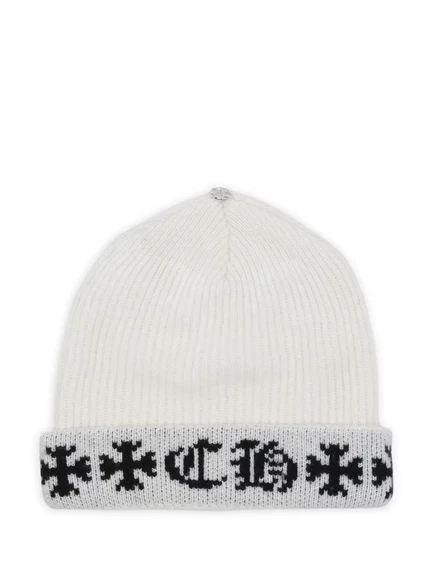 Мужская шапка-бини Chrome Hearts Big Daddy Bashmere, белая