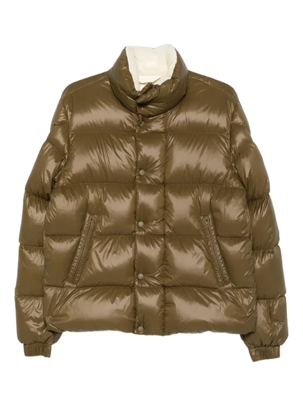 Стеганая куртка Moncler Tripiti с высоким воротом green