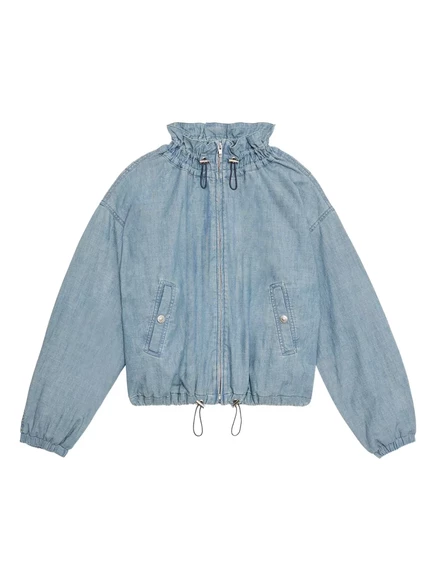 Женская джинсовая куртка MARANT ÉTOILE Plume, голубая