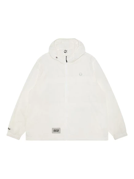 Мужская куртка AAPE BY A BATHING APE легкая с капюшоном, белая