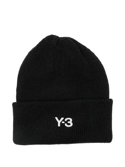 Унисекс шапка Y-3 с вышитым логотипом, черная