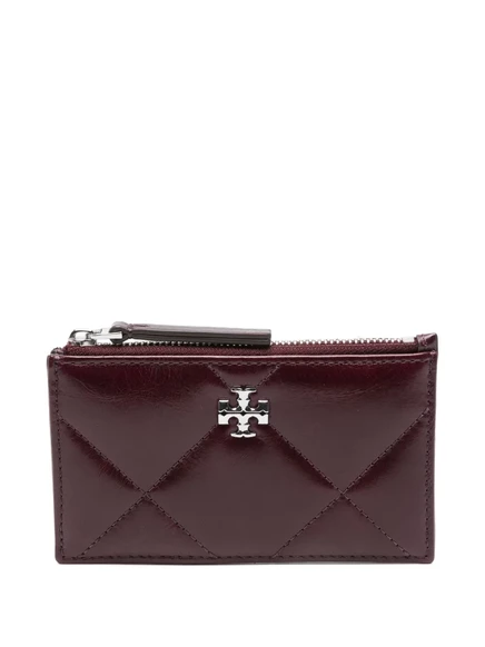 Женский кардхолдер Tory Burch Kira стеганый, фиолетовый